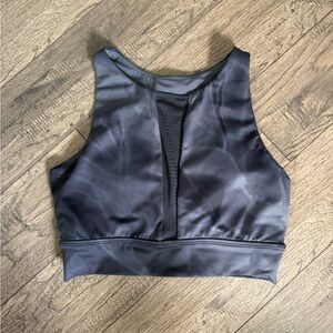 Buffbunny Black and Gray Sports Bra